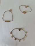 Promod Armband-Set – 3-teilig, Goldfarben, Verstellbar, Sehr guter Zustand