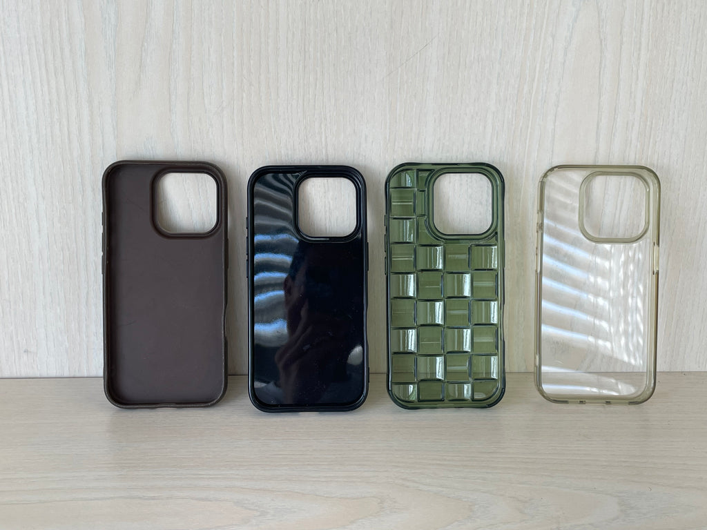 Tewwsdi Checkered Phone Case Set for iPhone 14 Pro, Plastic, Very Good, 4 Pack