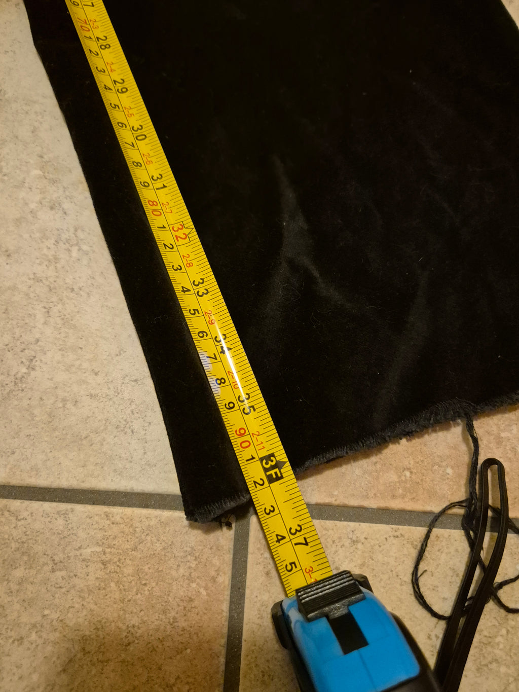Unbranded Cordhose Wide-Leg | Schwarz | Größe M | Baumwolle | Guter Zustand