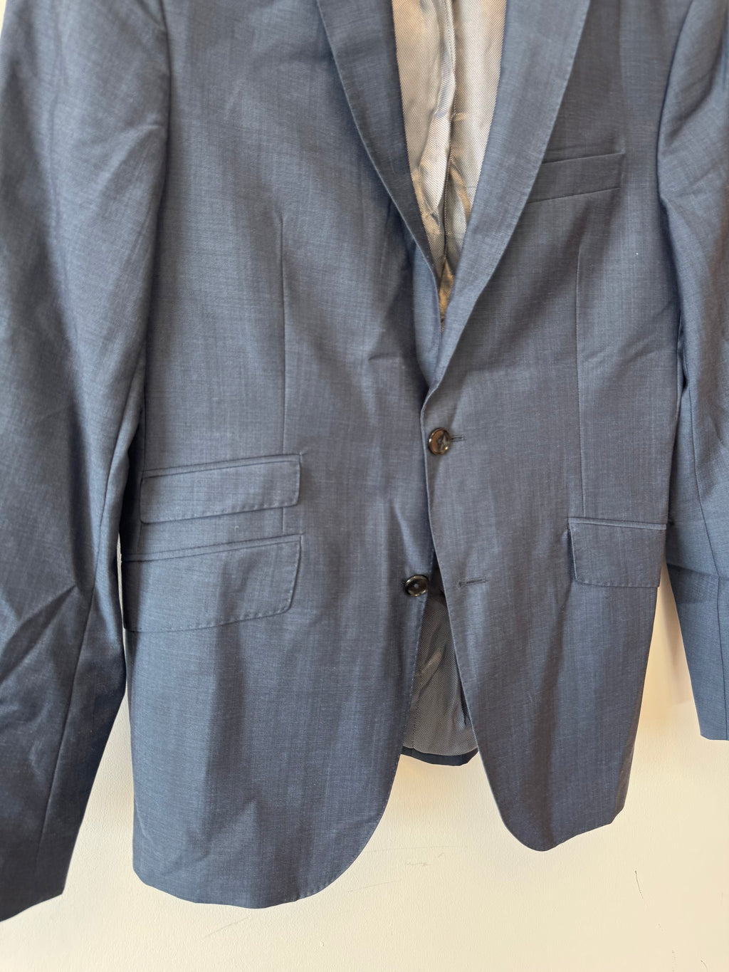 Zara Man Tailored-Fit Blazer, Navy, Size 50/M, Good Condition