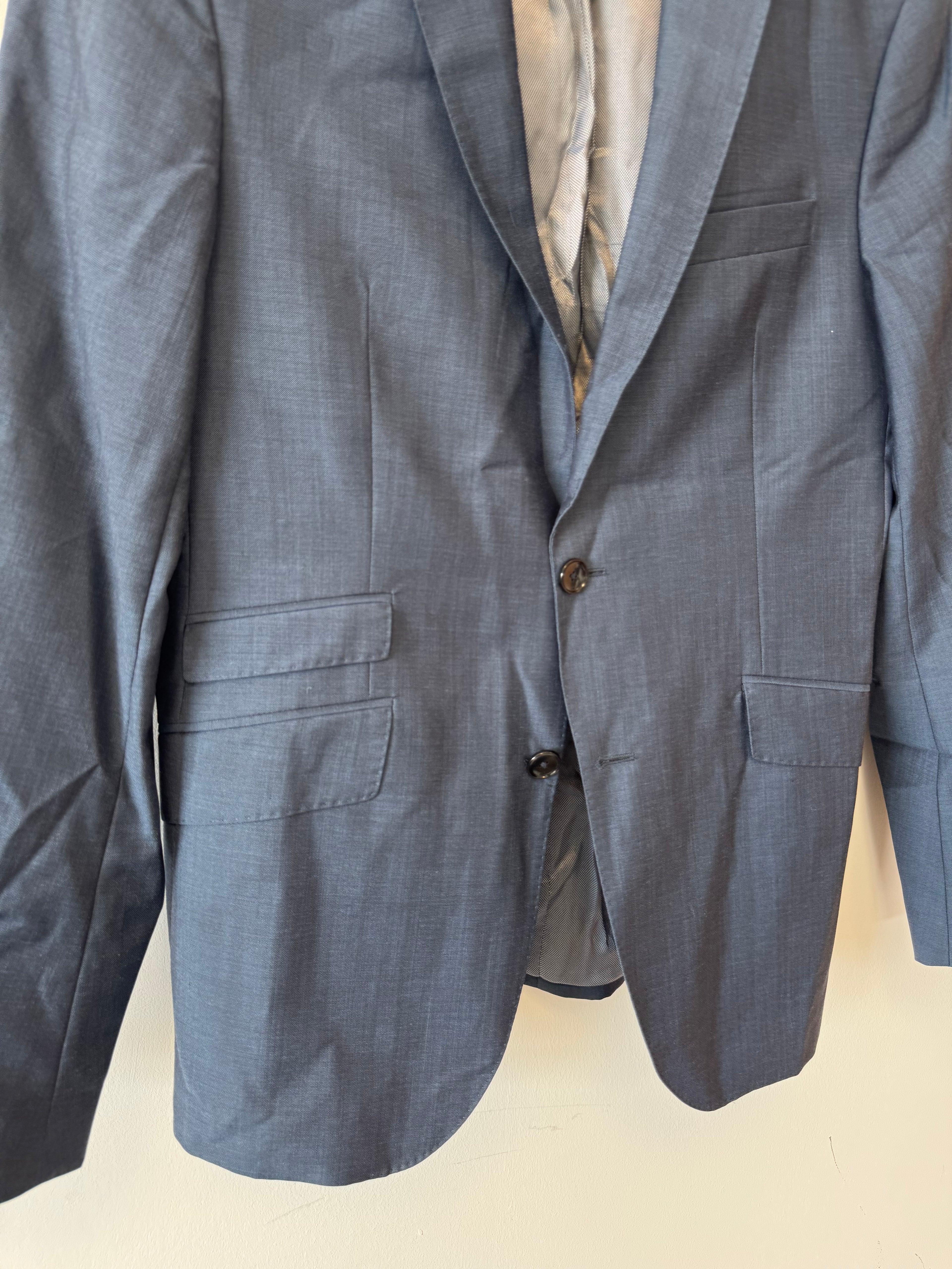 Zara Man Tailored-Fit Blazer, Navy, Size 50/M, Good Condition