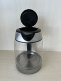 Koenic Kettle K17 – Glas, 1,7L, Silber/Schwarz, Sehr guter Zustand