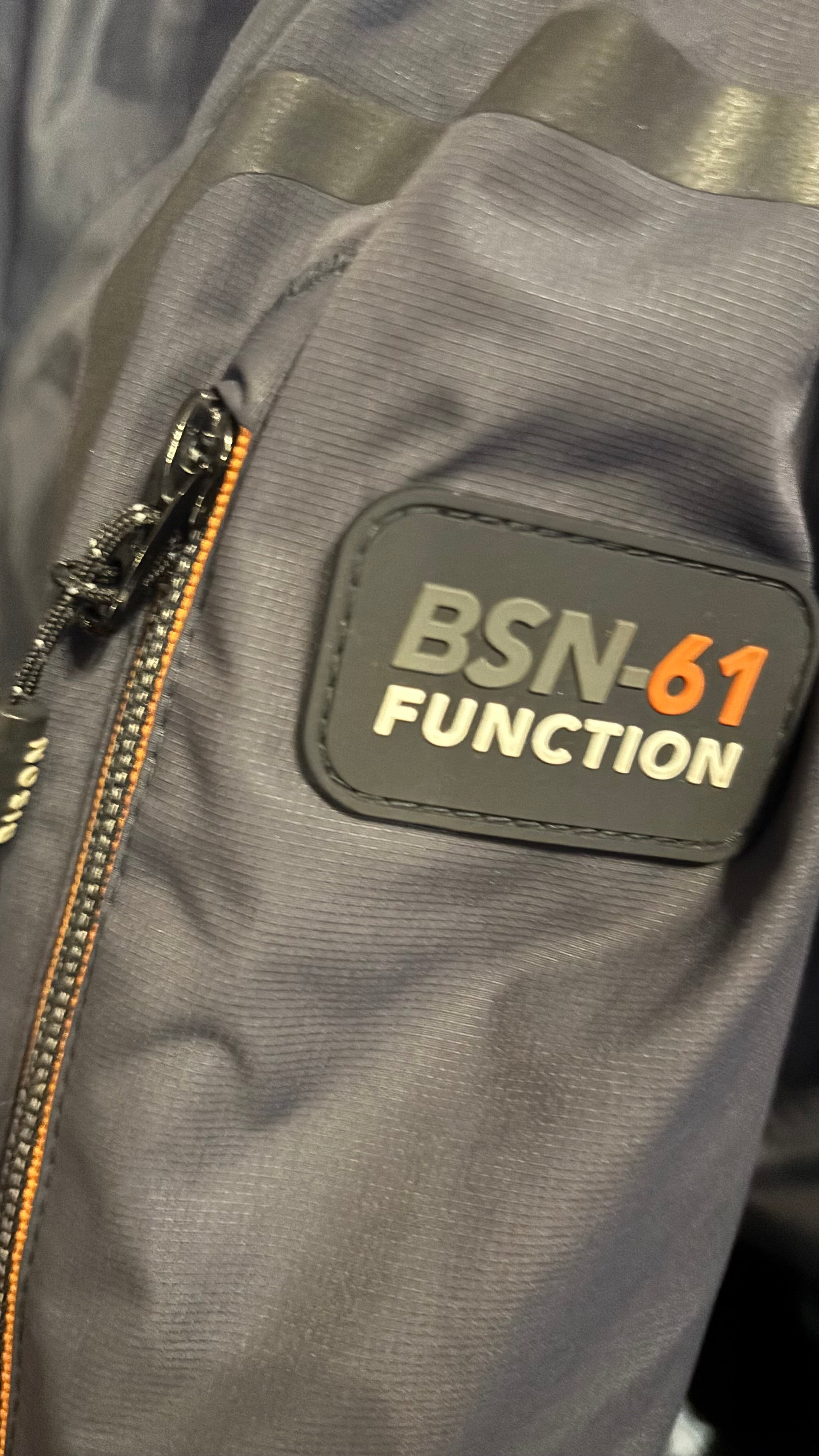 Bison „High Mountain Patrol“ Performance Jacke – XL – Navy/Orange – Sehr gut