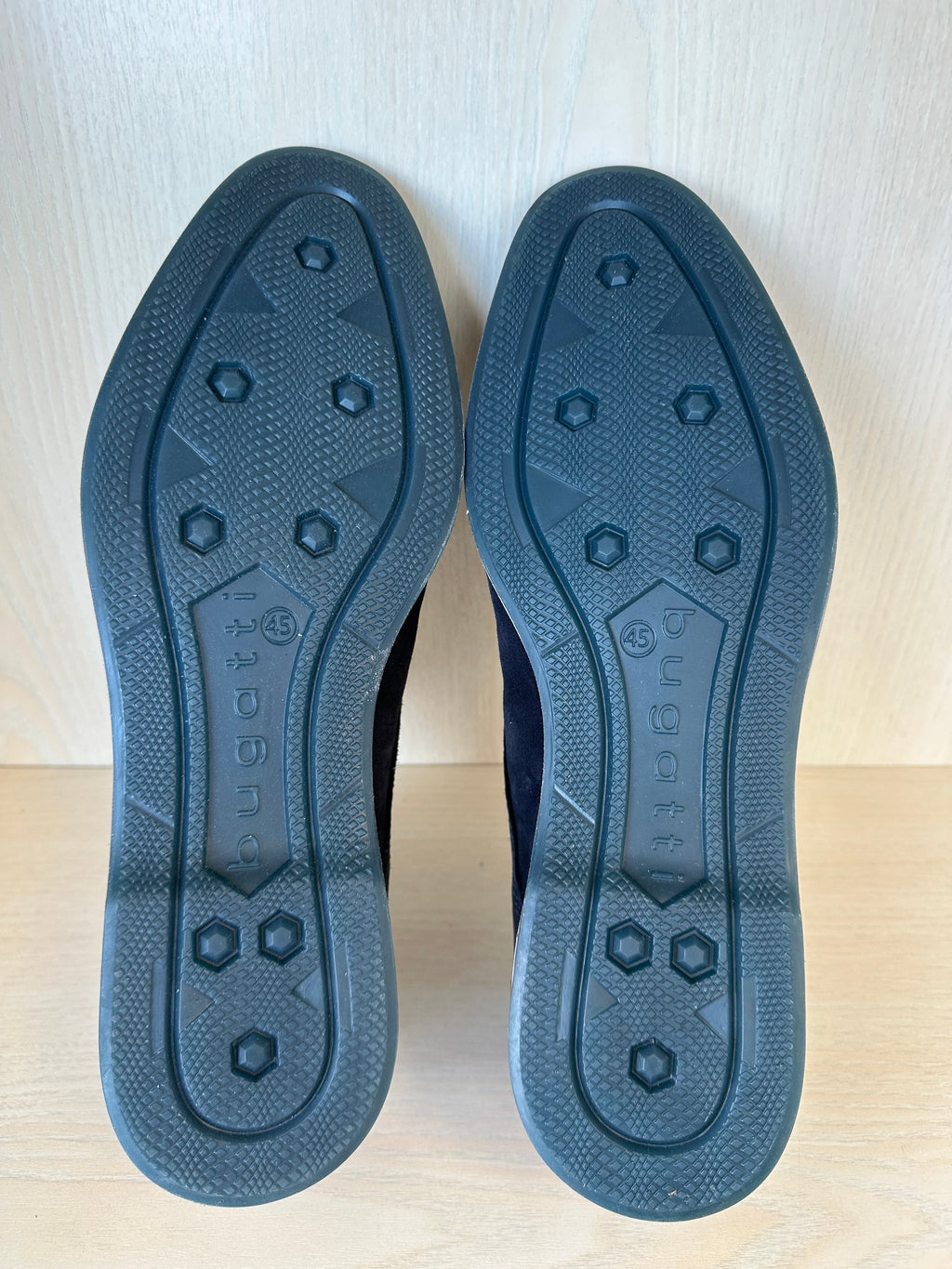 Bugatti Melchiore Derby Dunkelblau Wildleder Gr. 45 – sehr guter Zustand