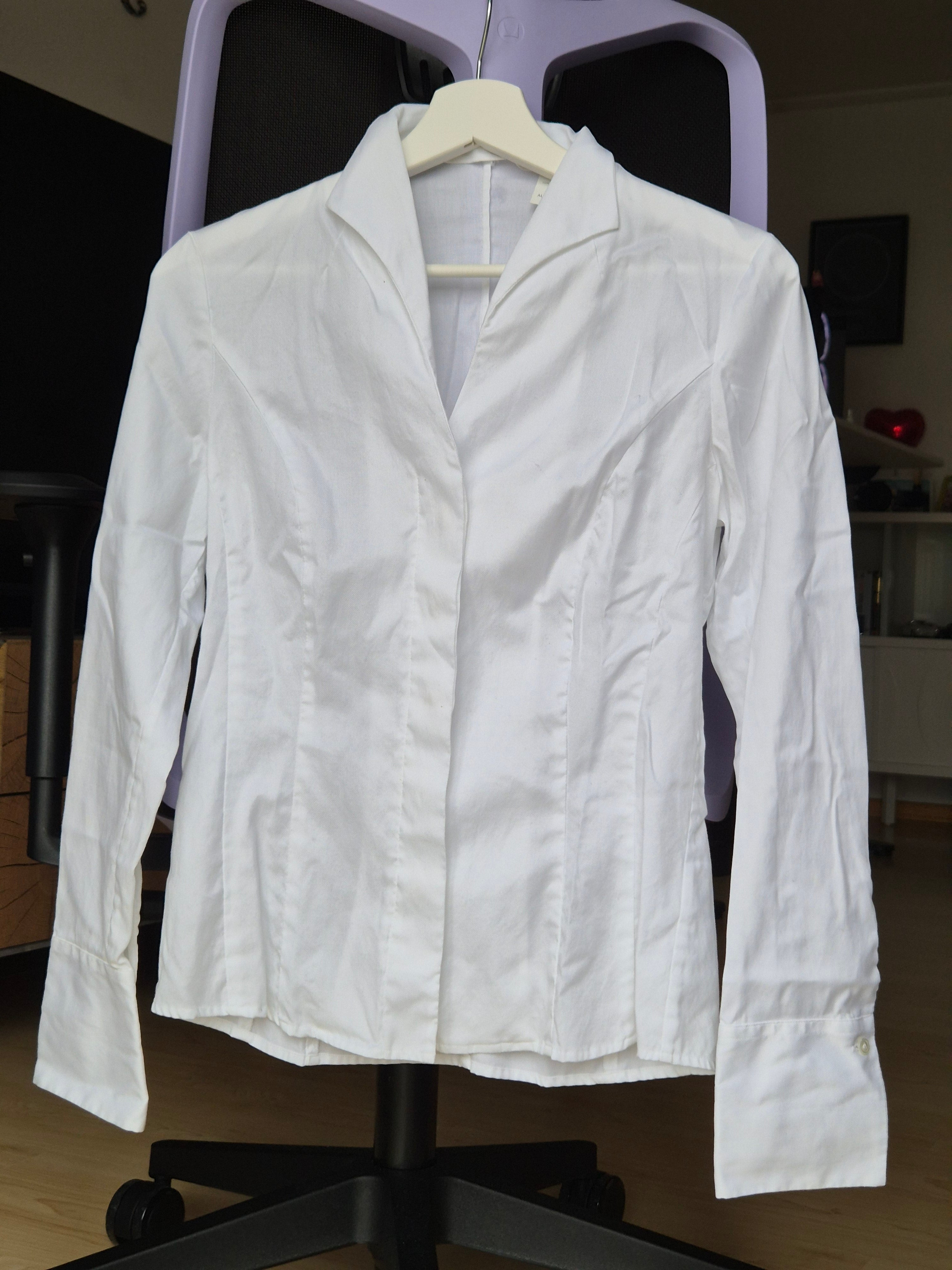 Van Laack ALICE-N Women’s Blouse, White, Size 34, Poor Condition