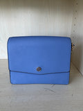 Tory Burch Robinson Convertible Shoulder Bag, Medium, Blue, Very Good