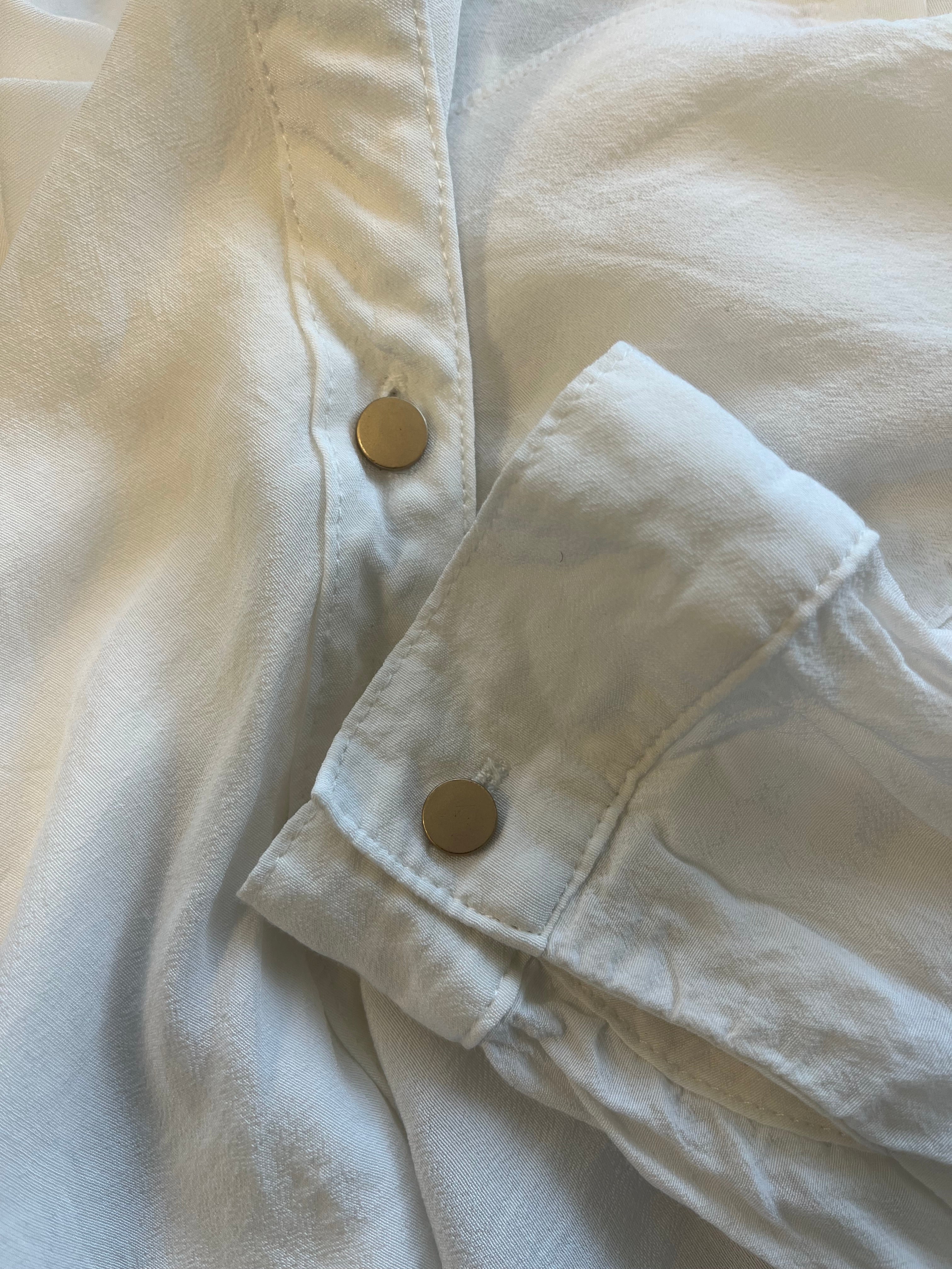 Karen by Simonsen wrap blouse, white, size 38, very good condition