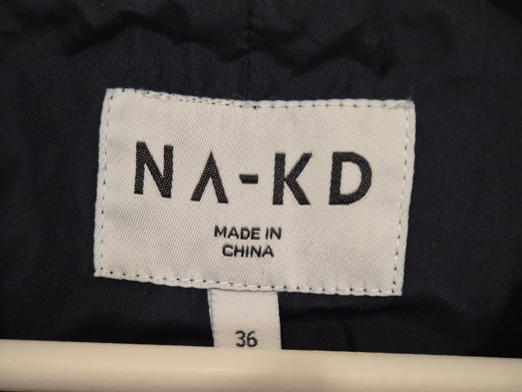 NA-KD Classic Blazer Navy Blau Gr. 36 Polyester-Mix Zustand Gut