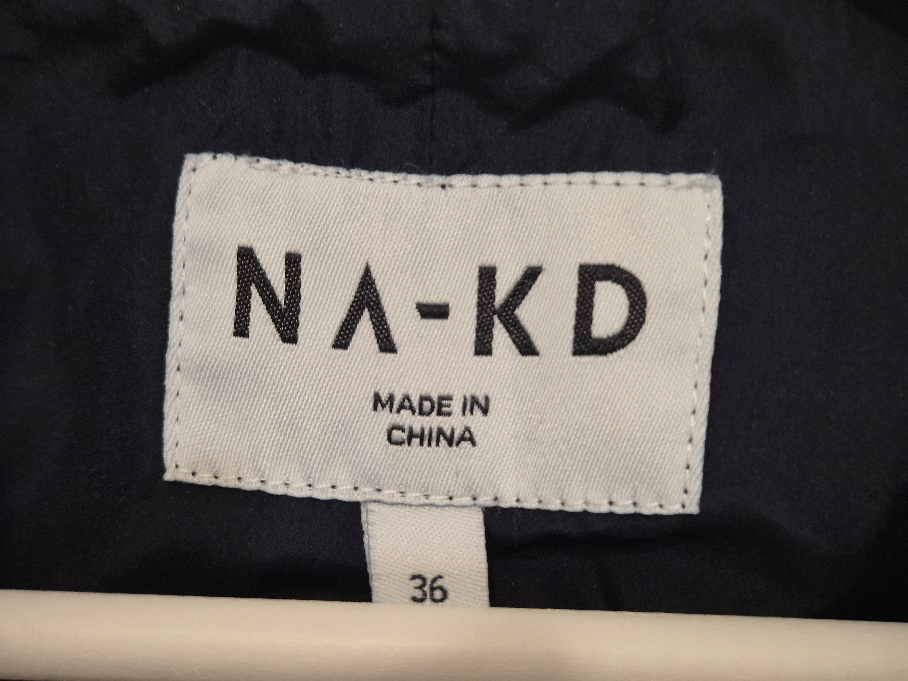 NA-KD Classic Blazer Navy Blau Gr. 36 Polyester-Mix Zustand Gut