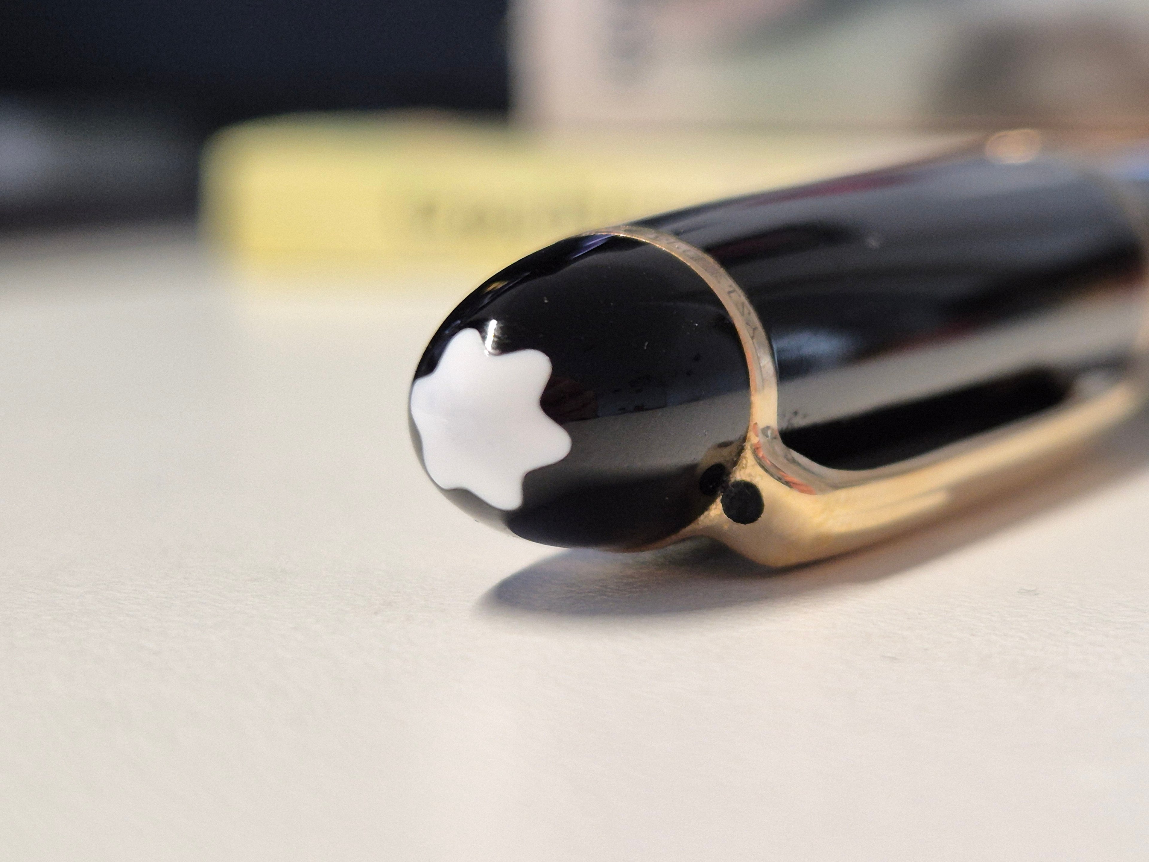Montblanc Meisterstück LeGrand 166 Marker – Schwarz/Gold – Gebraucht, 14cm