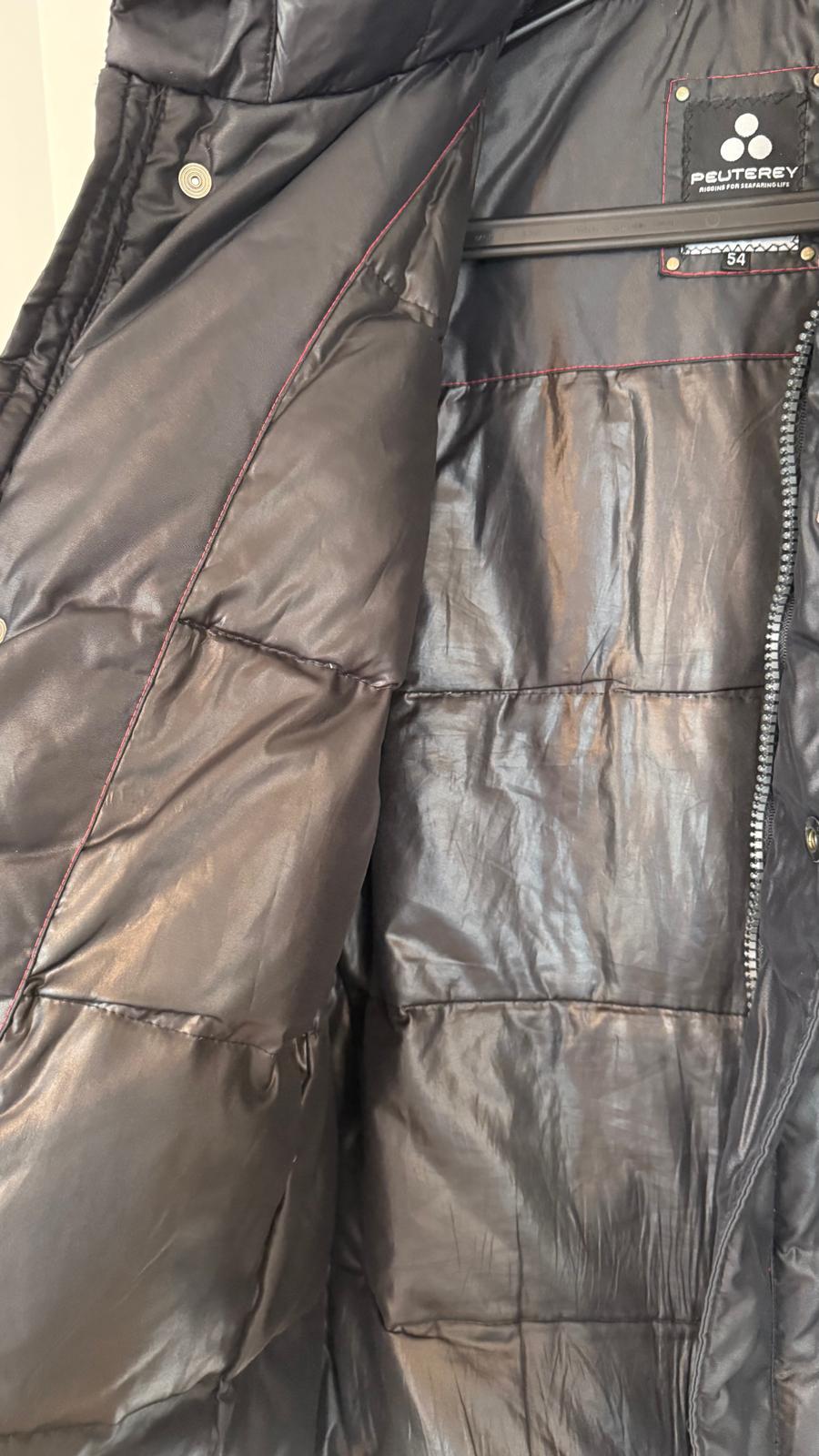 Peuterey Herren Daunenjacke IT 54 Schwarz | Gänsedaune | Guter Zustand