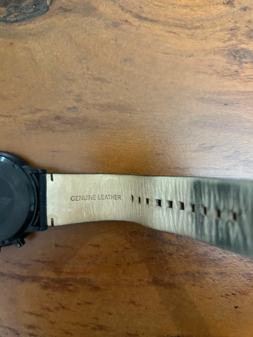 Emporio Armani Chronograph AR2461 – Schwarz | Lederarmband | Guter Zustand