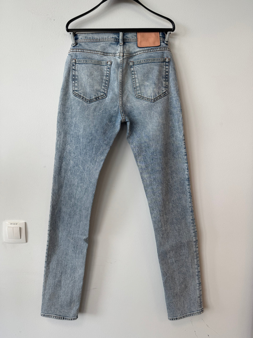 Acne Studios Blå Konst Jeans 28/32 Hellblau, Guter Zustand