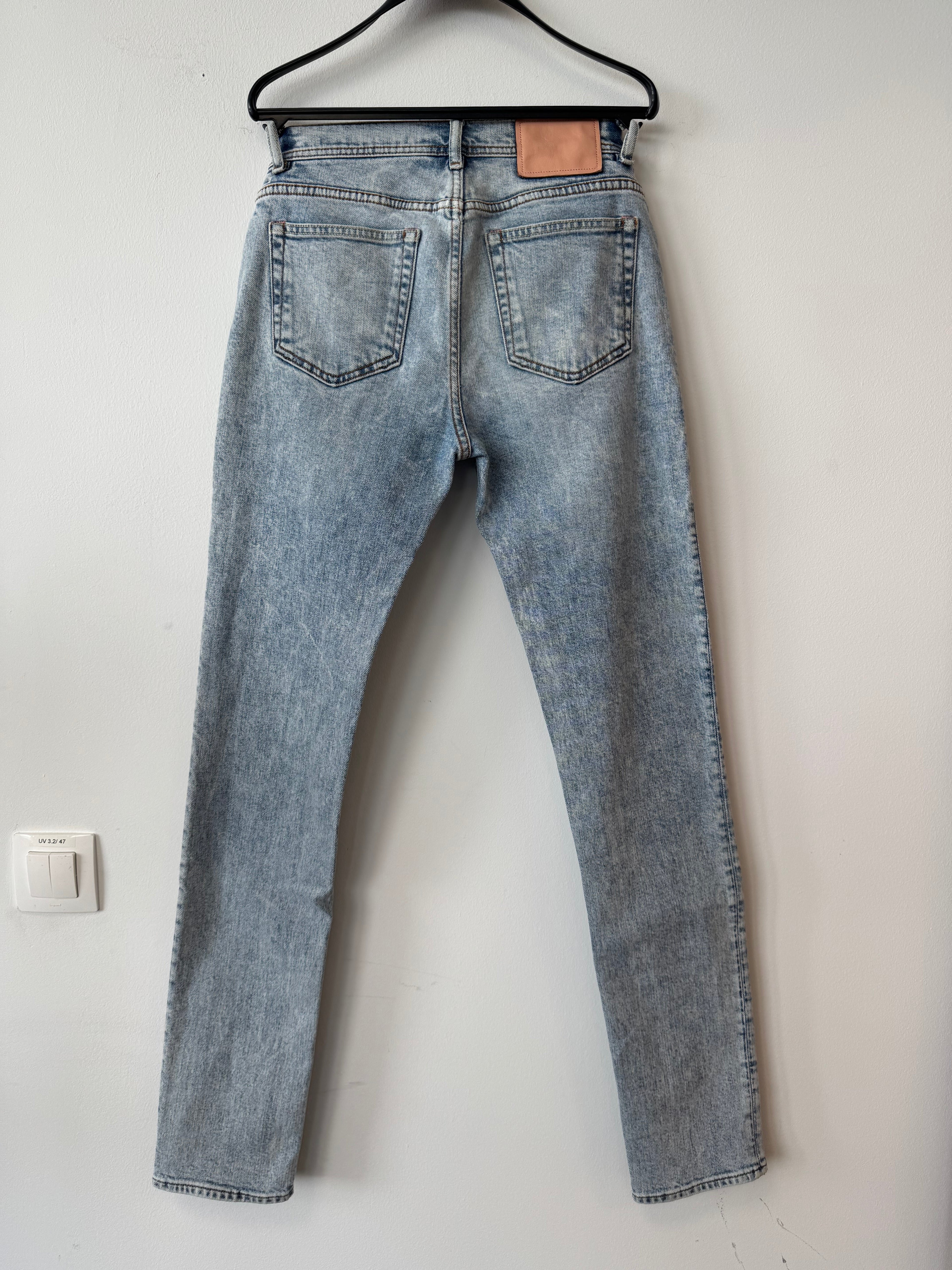 Acne Studios Blå Konst Jeans 28/32 Hellblau, Guter Zustand