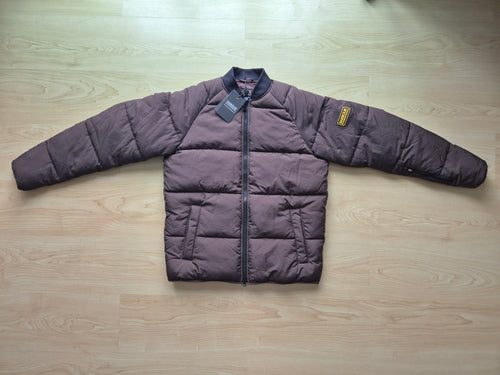Barbour International Cluny Stepp-Bomberjacke, Schokobraun, Gr. S, Neu mit Etikett