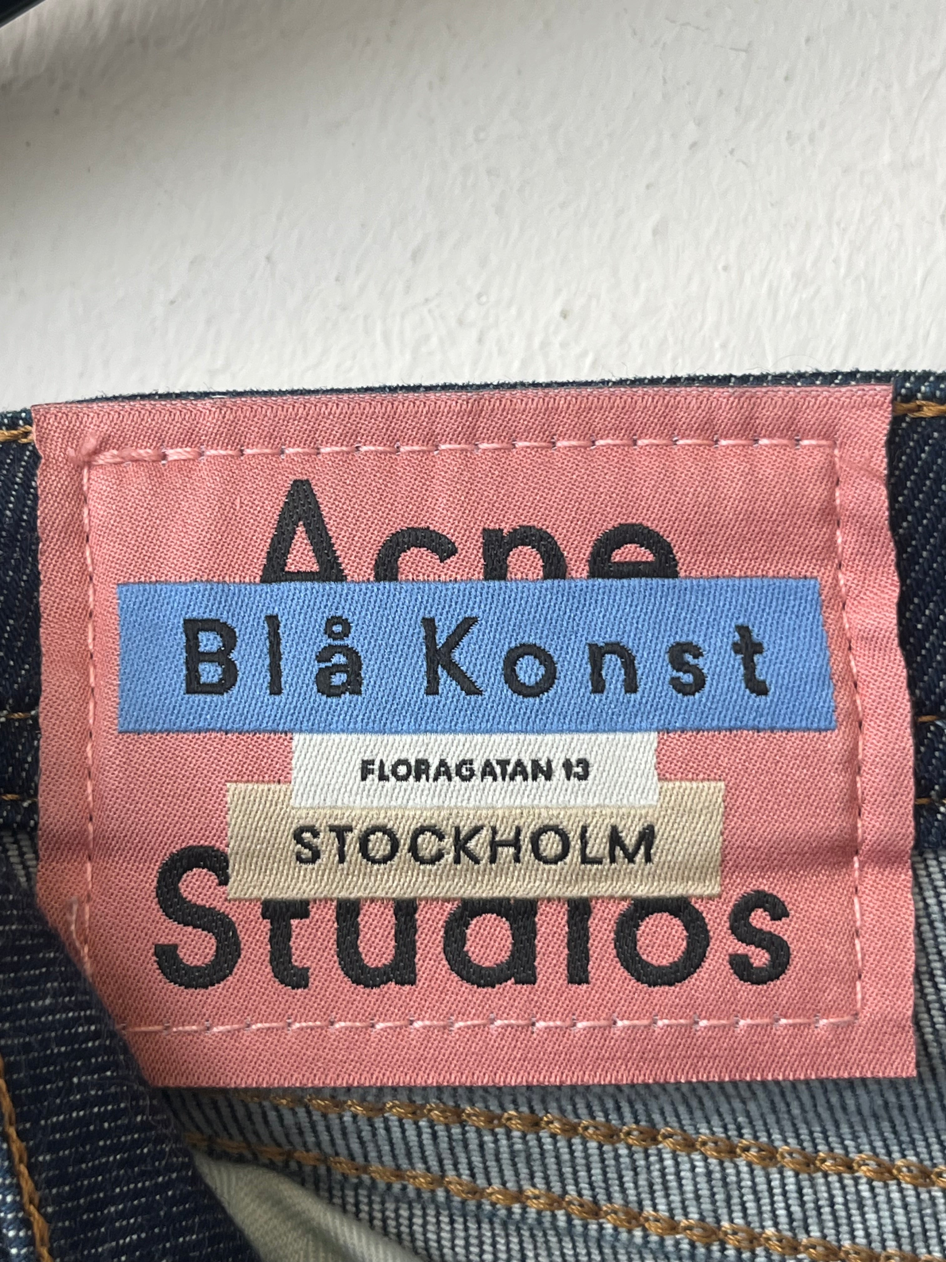 Acne Studios Climb Skinny Jeans Damen Dunkelblau 25/32 Sehr Gut