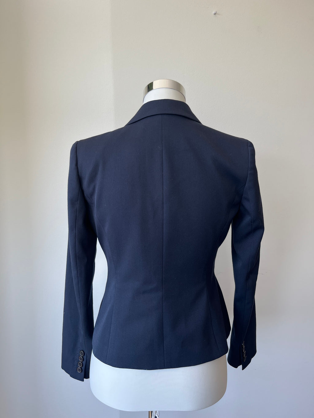 Anne Klein Blazer 2P Petite Navy Stretch – Sehr guter Zustand