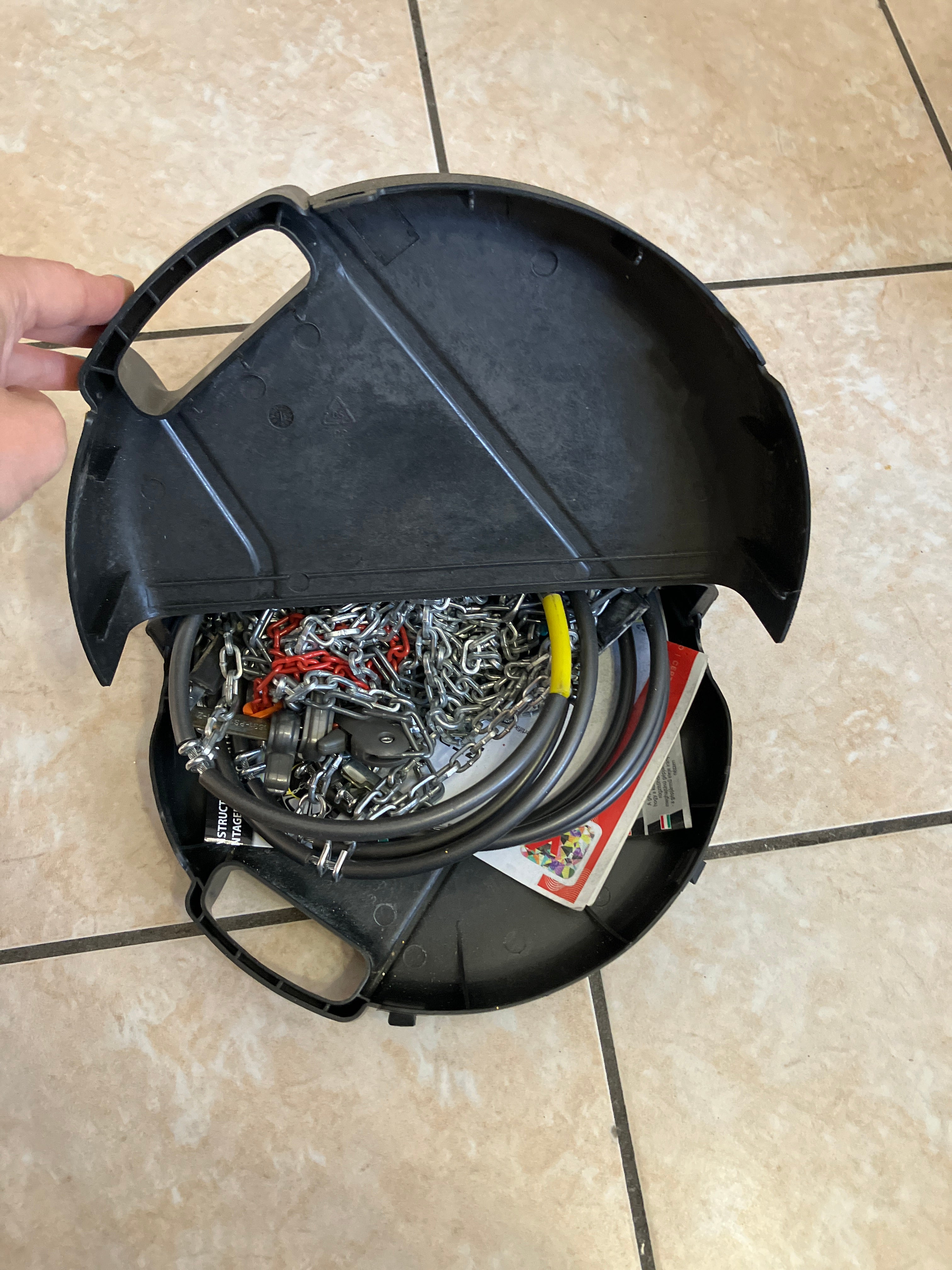 Lampa WX-9 9mm Snow Chains Silver GD02015 with Case Good Condition