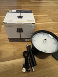 Like New Nolight Palermo LED Table Lamp, Black, 27-36cm, Rechargeable, Touch Dimmer