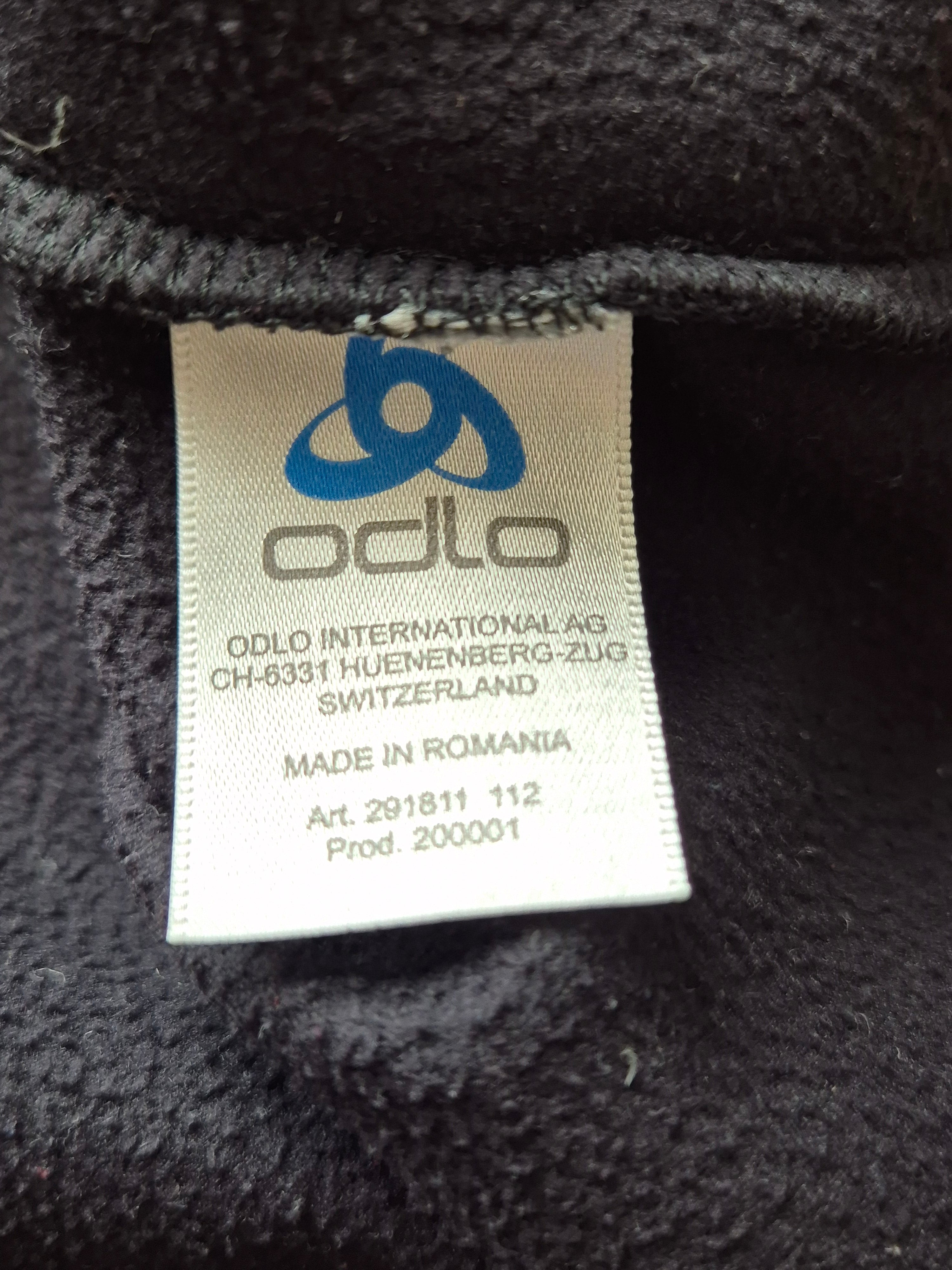 Odlo Damen XS Schwarz Microfleece 1/2-Zip Pullover – warm & atmungsaktiv