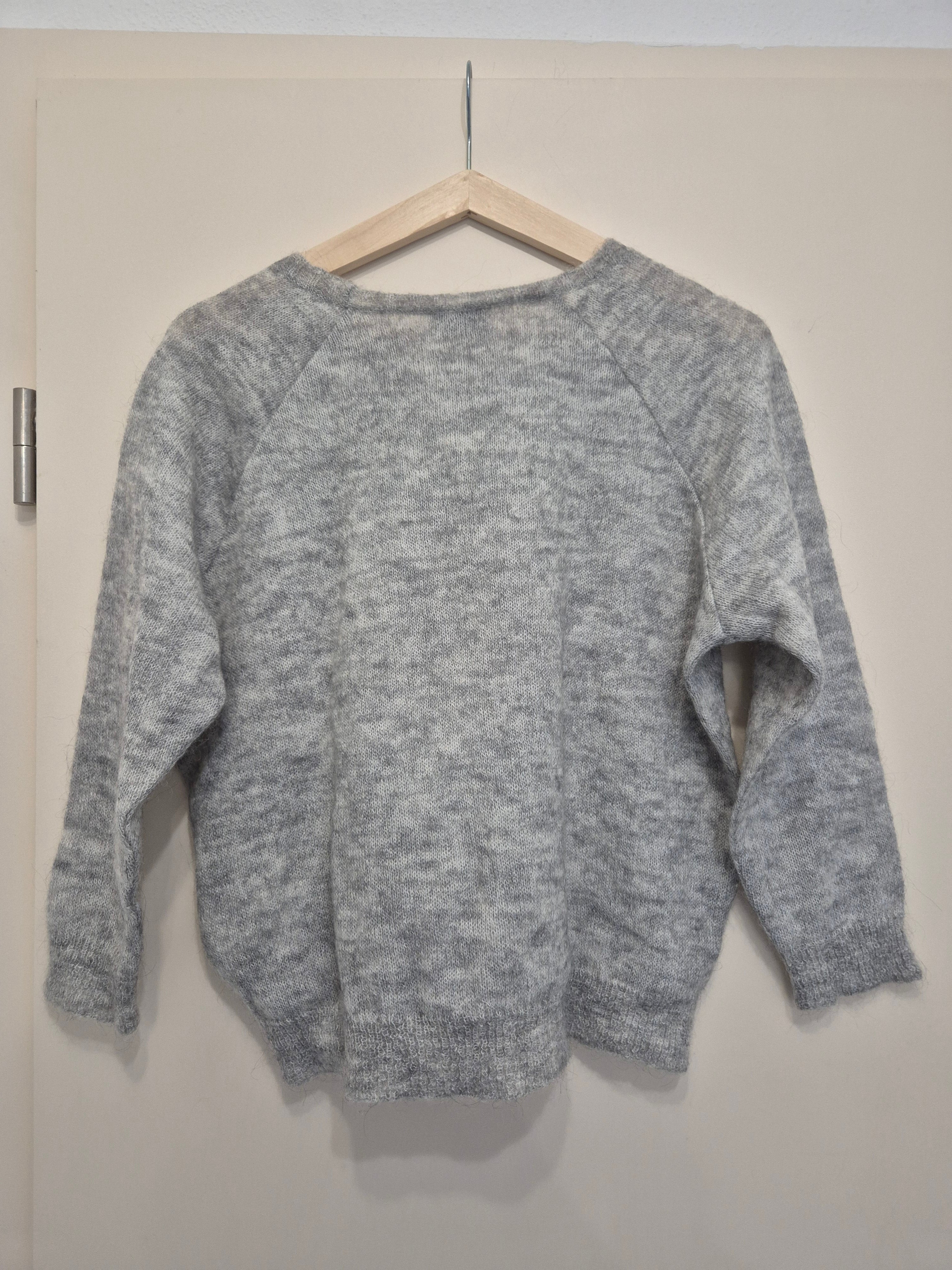 Moncler Tricot Girocollo Pullover Light Gray S Sehr Gut