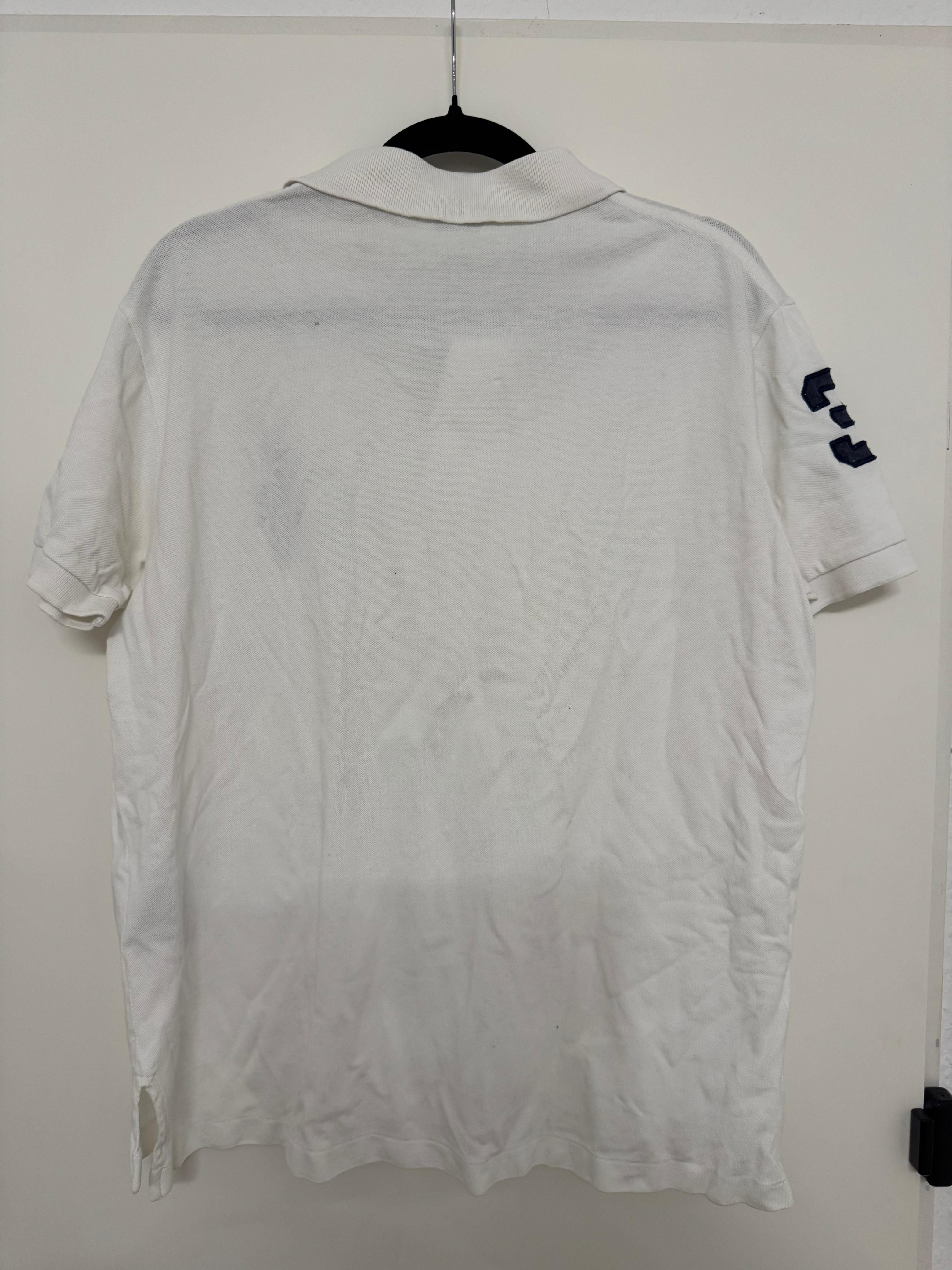Polo Ralph Lauren Custom Fit Polo – Weiß, Herren L, Sehr Gut