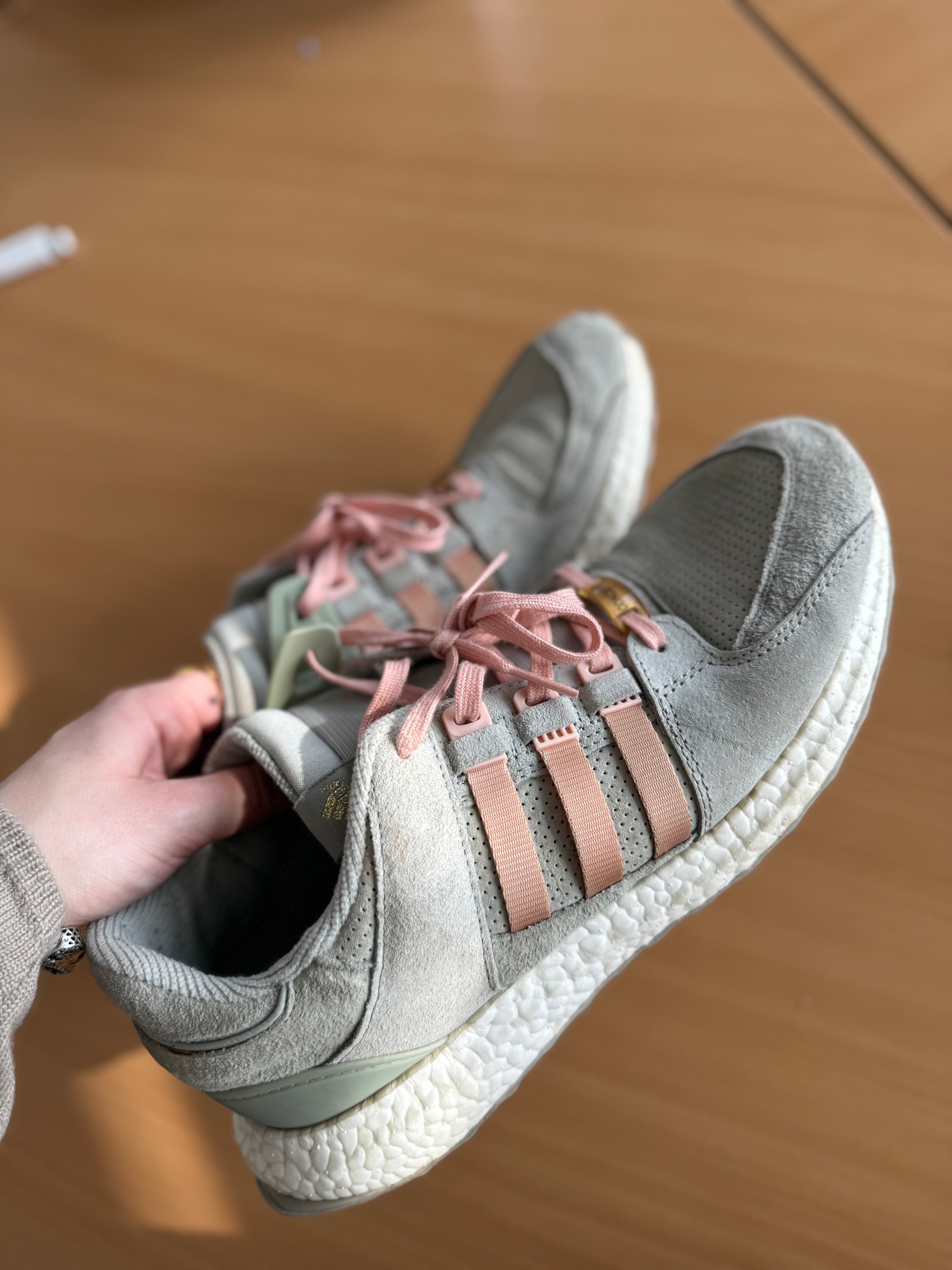 adidas EQT Support 93/16 Concepts Gr. 44⅔ Grau/Rosa Boost Zustand: Gut