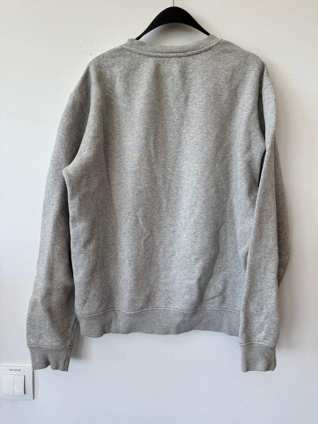 Wood Wood W Logo Sweatshirt Grau Größe S – Guter Zustand