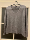 Tommy Hilfiger Luxury Wool Pullover, Größe L, Grau, Guter Zustand