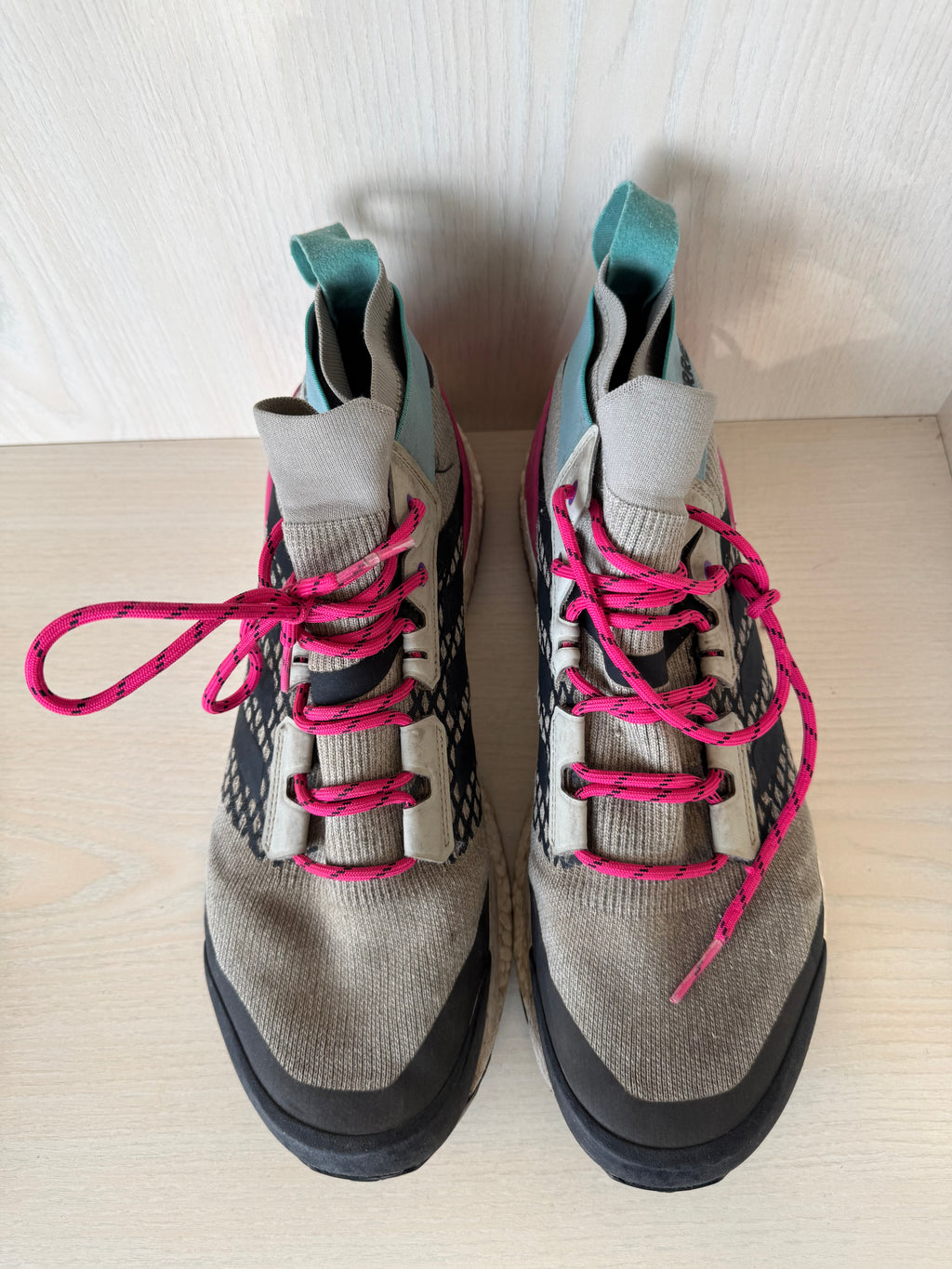 Adidas Terrex Free Hiker US 11.5 Light Brown/Carbon/Pink – Boost, Continental