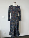 Holly & Whyte by Lindex Maxikleid Langarm EU 40 Mehrfarbig Sehr Gut