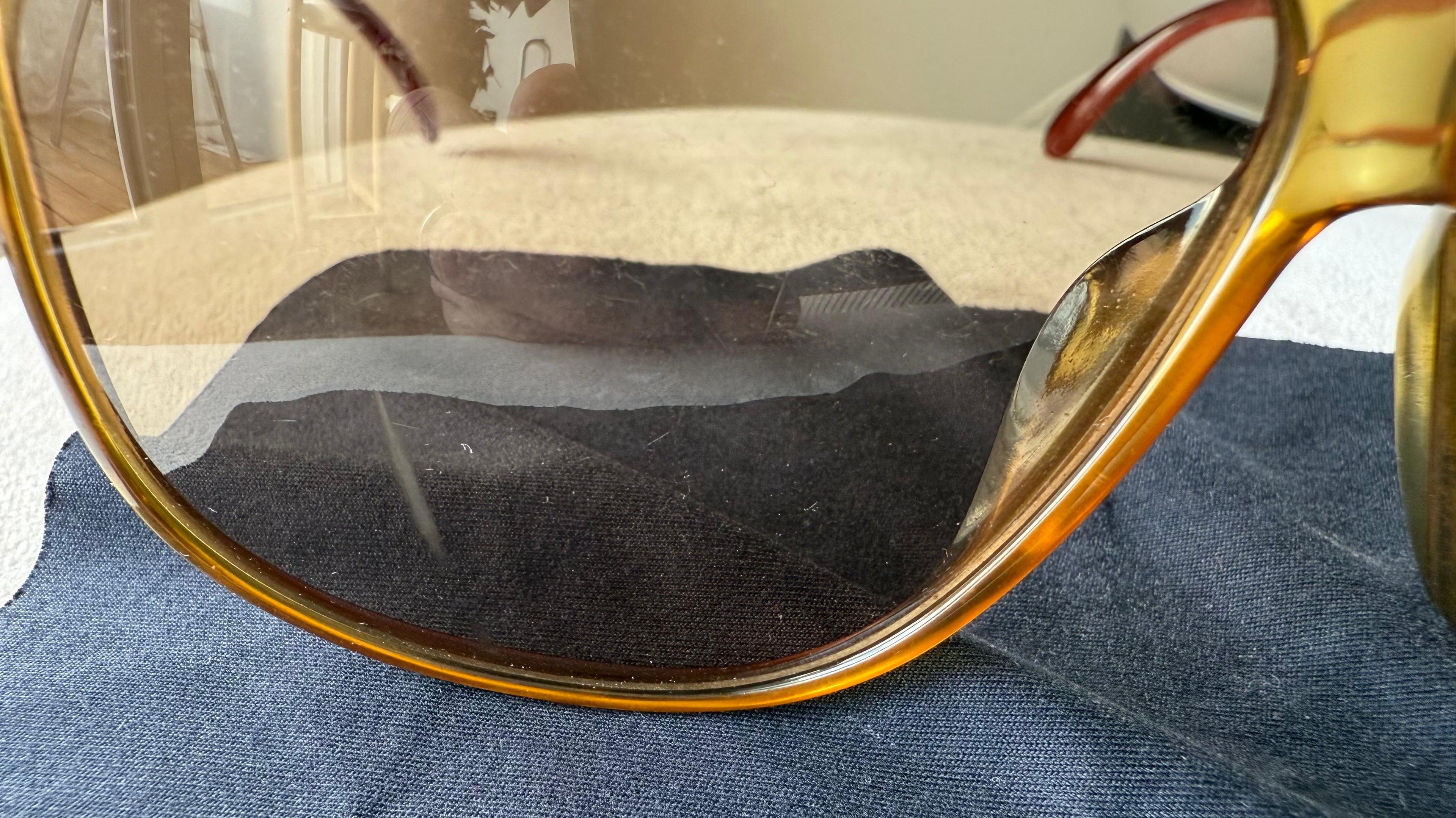 Vintage VIENNALINE Optyl 1269/20 Sonnenbrille | Oversize | Amber/Braun | Gut