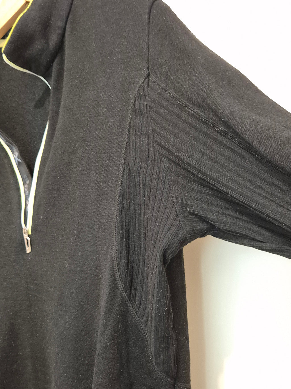 Wed’ze Herren Ski-Unterhemd L Schwarz 1/2-Zip Wolle • Gut | by Cirkular