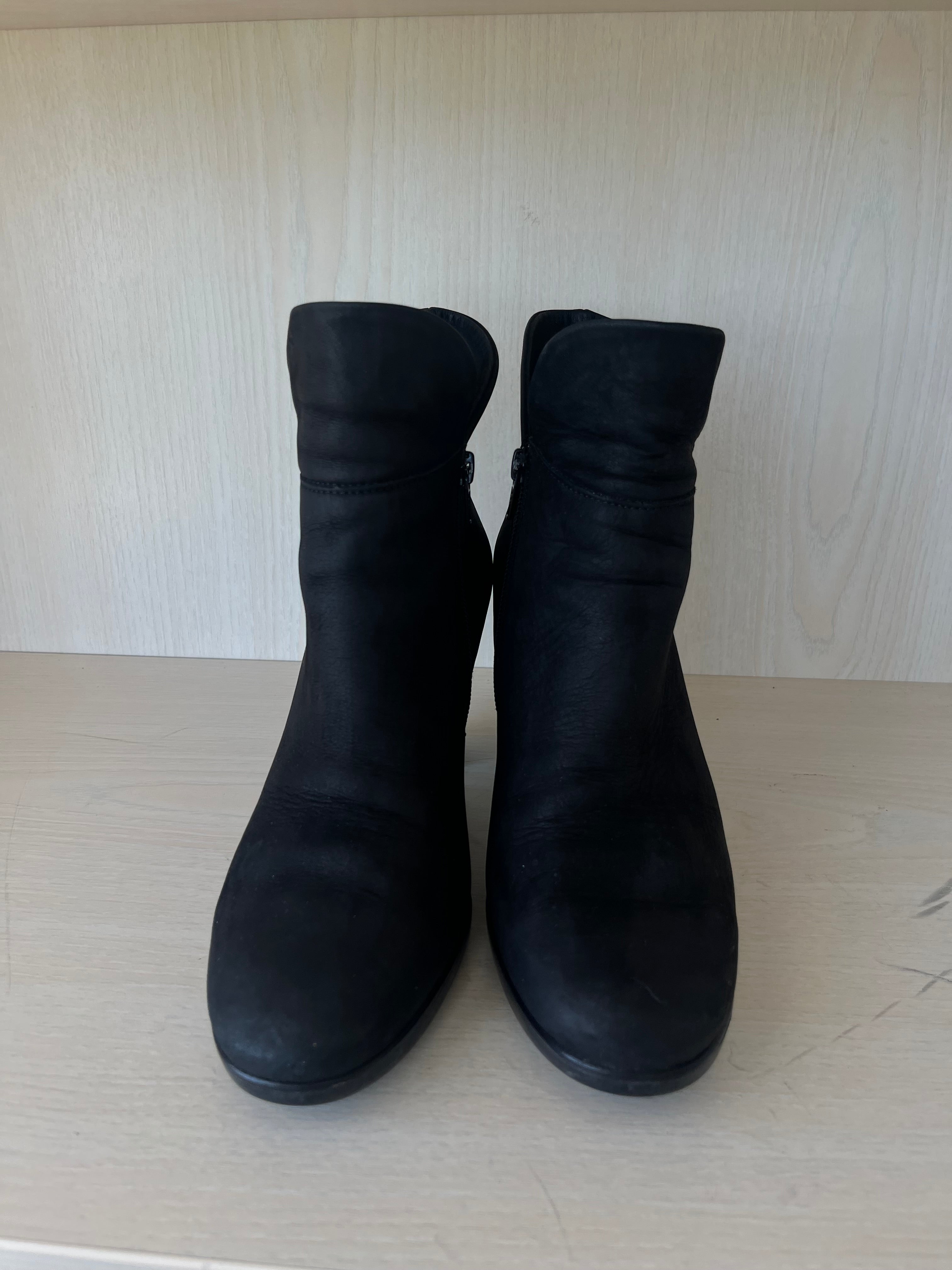 Paul Green Ankle Boots – Schwarz, Echtleder, Gr. 39, Guter Zustand
