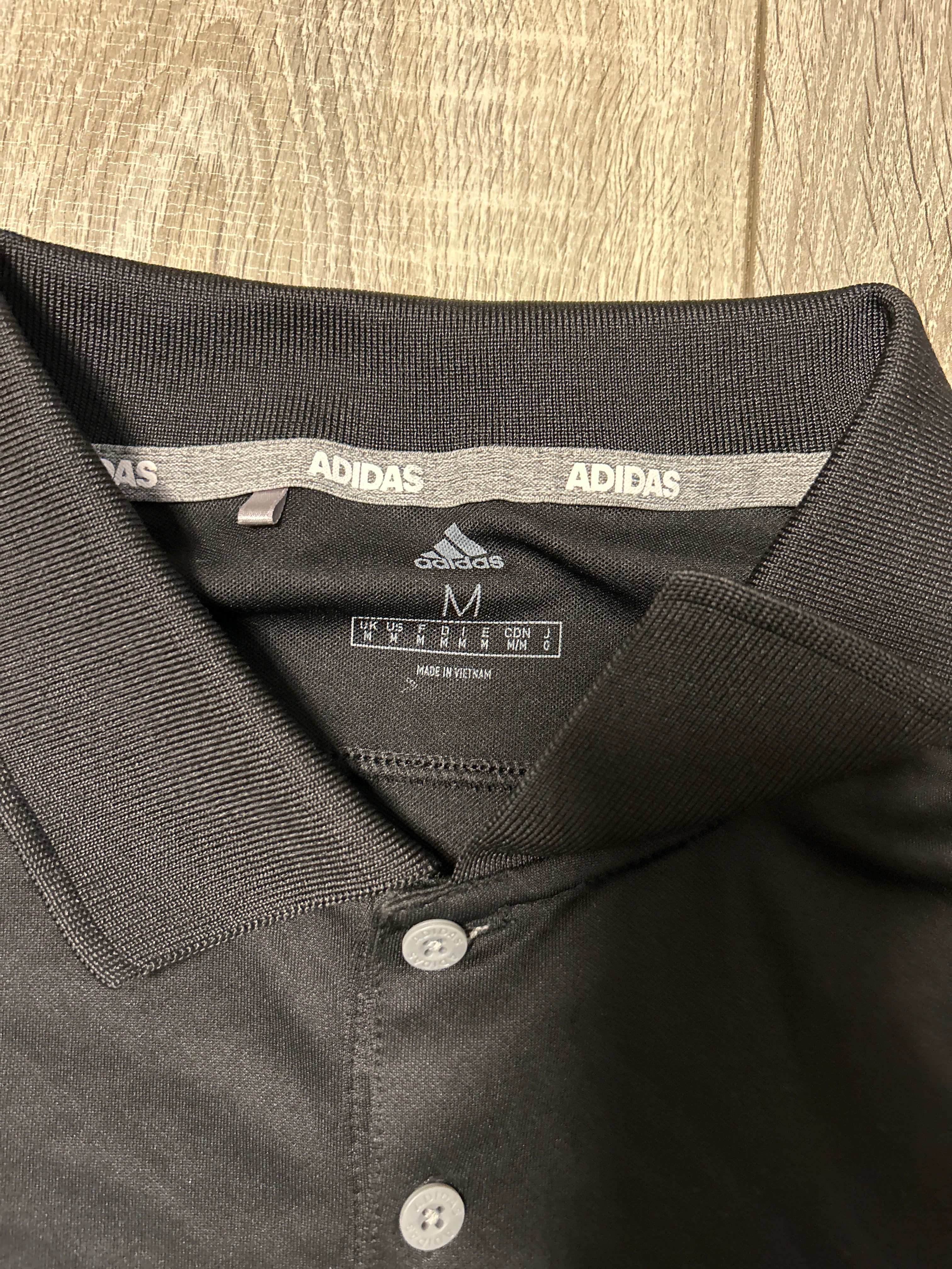 Adidas 3-Stripes Primegreen Polo Herren M Schwarz Sehr Gut