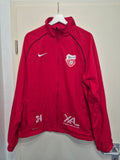 Nike Dri-FIT Team Trainingsjacke L Rot Sehr Gut Custom Print
