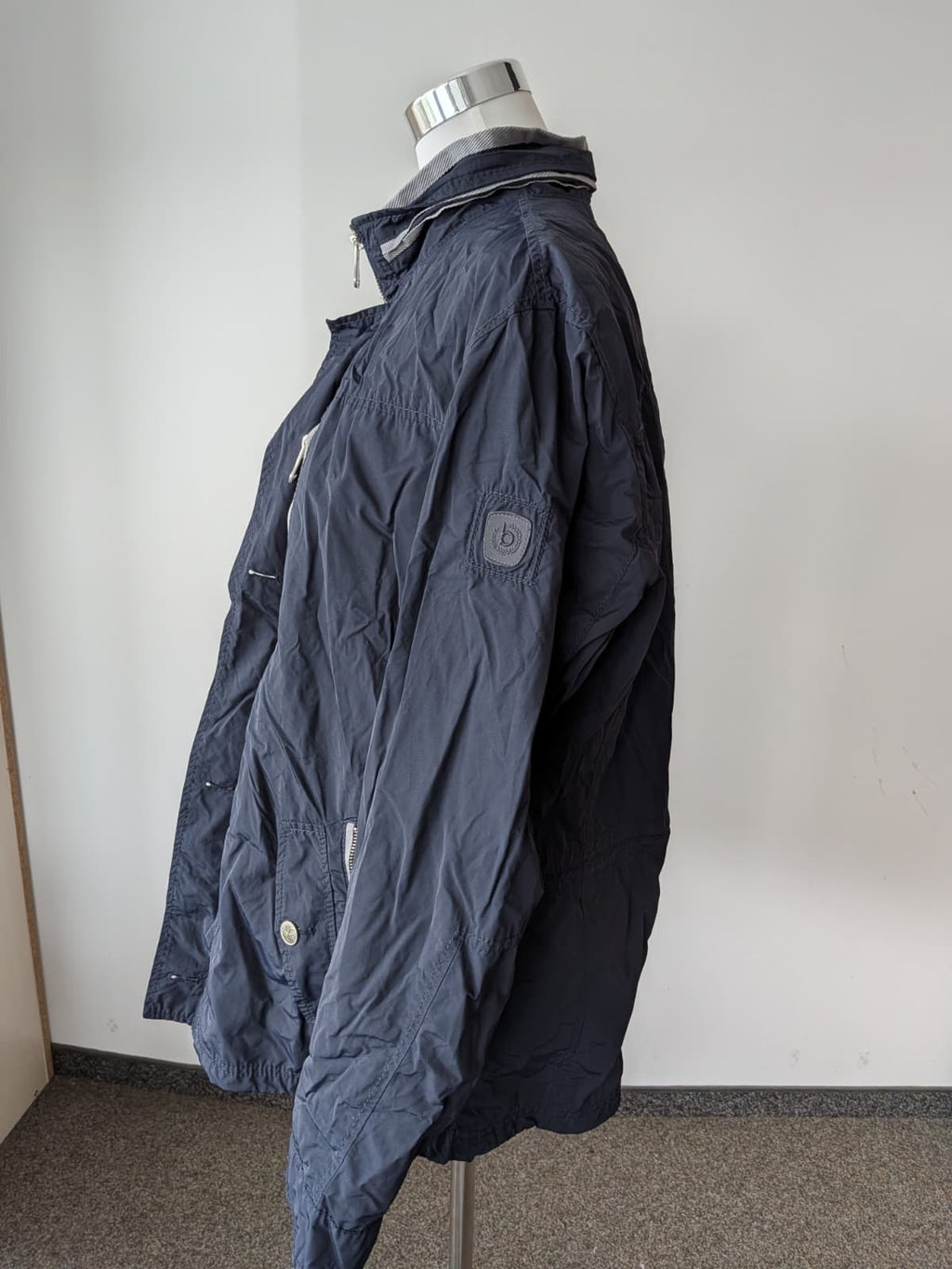 Bugatti Flexcity Men’s Jacket, Size 27 (EU 54 Short), Navy, Very Good
