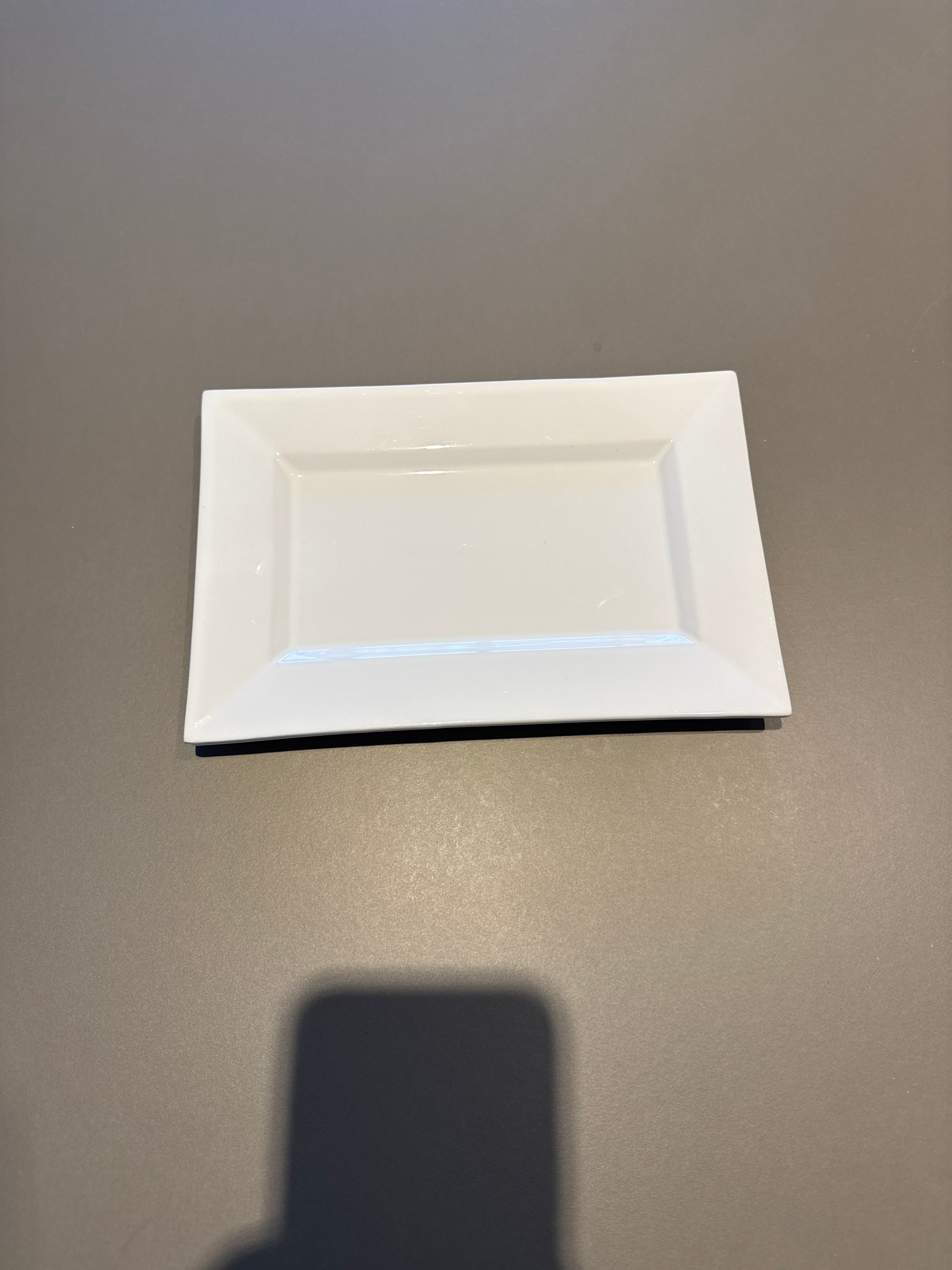 ASA Selection rechteckige Porzellanplatte 29×16 cm weiß – guter Zustand