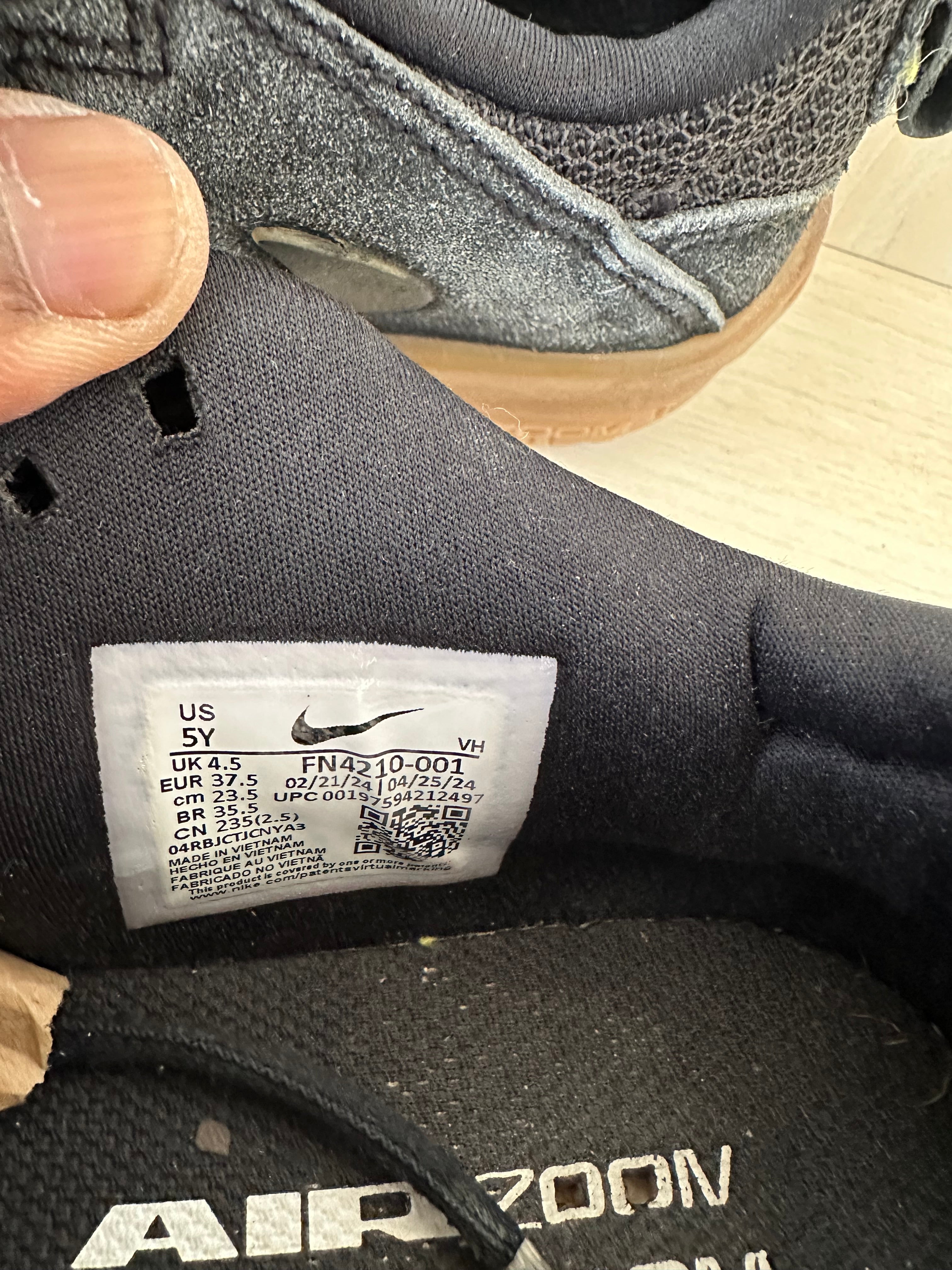 Nike SB Air Zoom Pogo Plus – EU 37.5 / US 5Y – Black/Grey – Good Condition