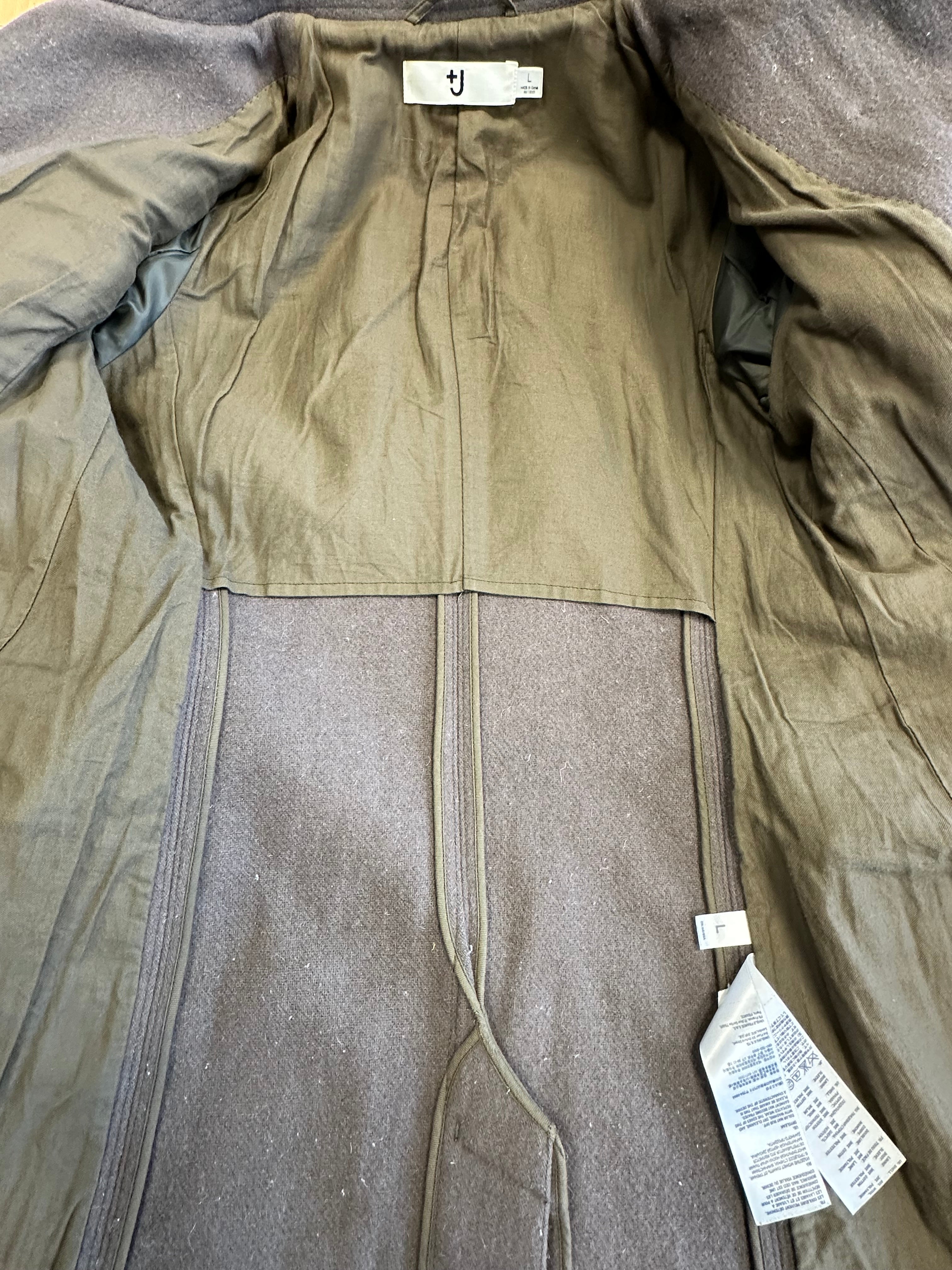 UNIQLO +J Double-Face Wool Coat Brown Size L – Jil Sander Collab, Very Good