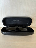 Gucci Sonnenbrille GG1188/S – Schwarz, Silber verspiegelt, guter Zustand