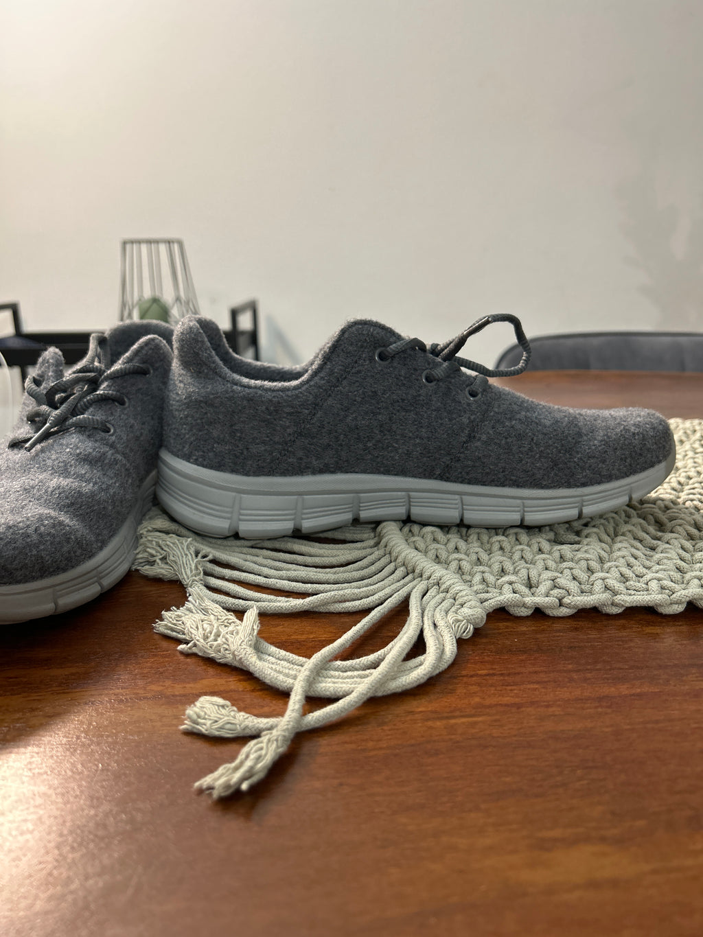 Tiroler Loden Merino-Sneaker Unisex – Grey – EU 40 – Very Good Condition