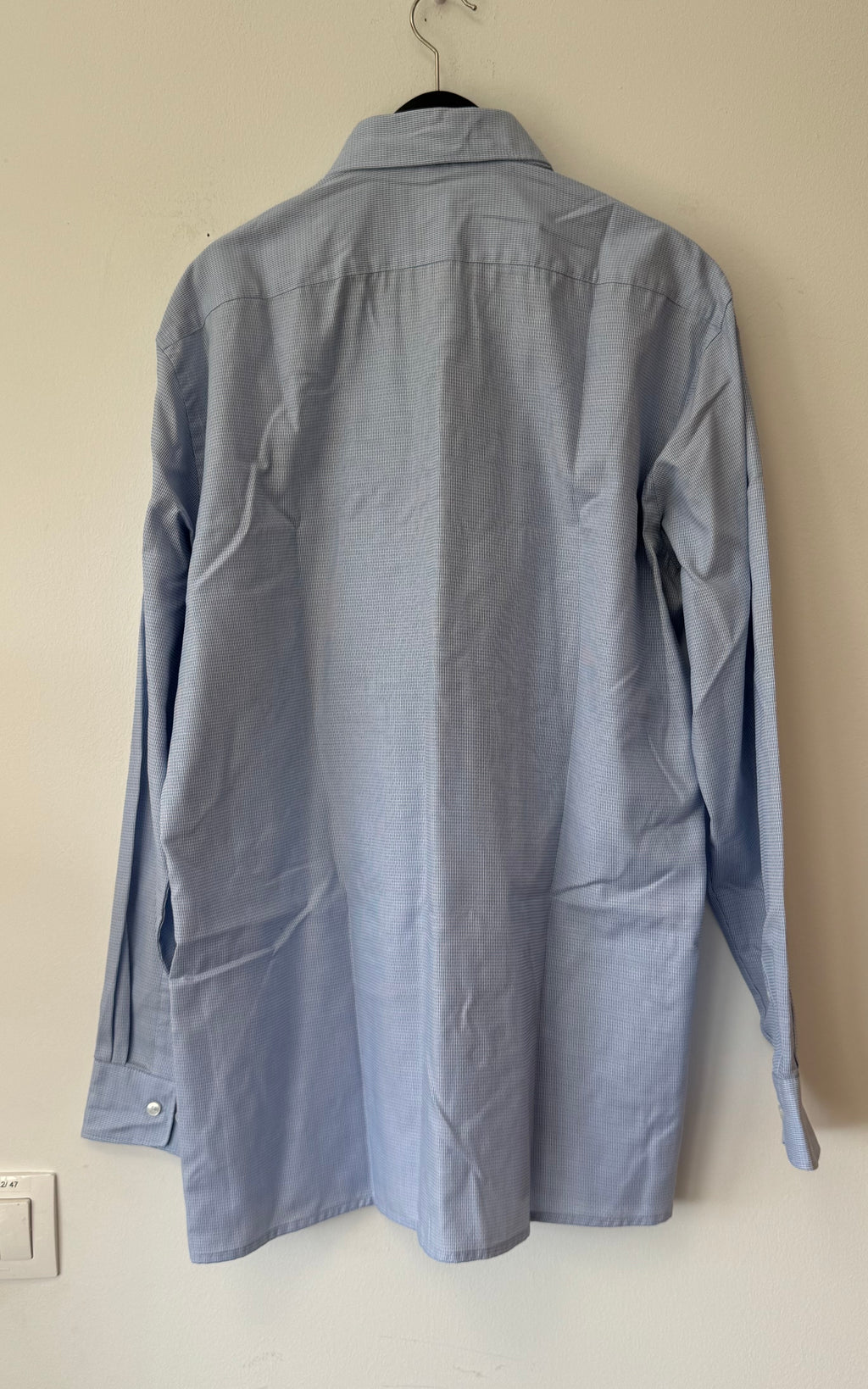 OLYMP Luxor Hemd 16½/42 Modern Fit, Hellblau, bügelfrei, guter Zustand