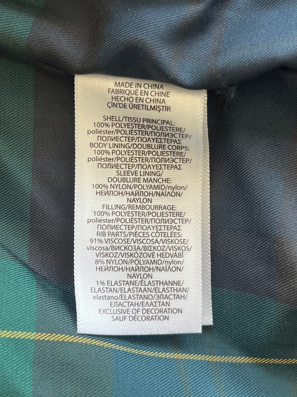 Polo Ralph Lauren Bomberjacke Olive XL Nylon Sehr Gut