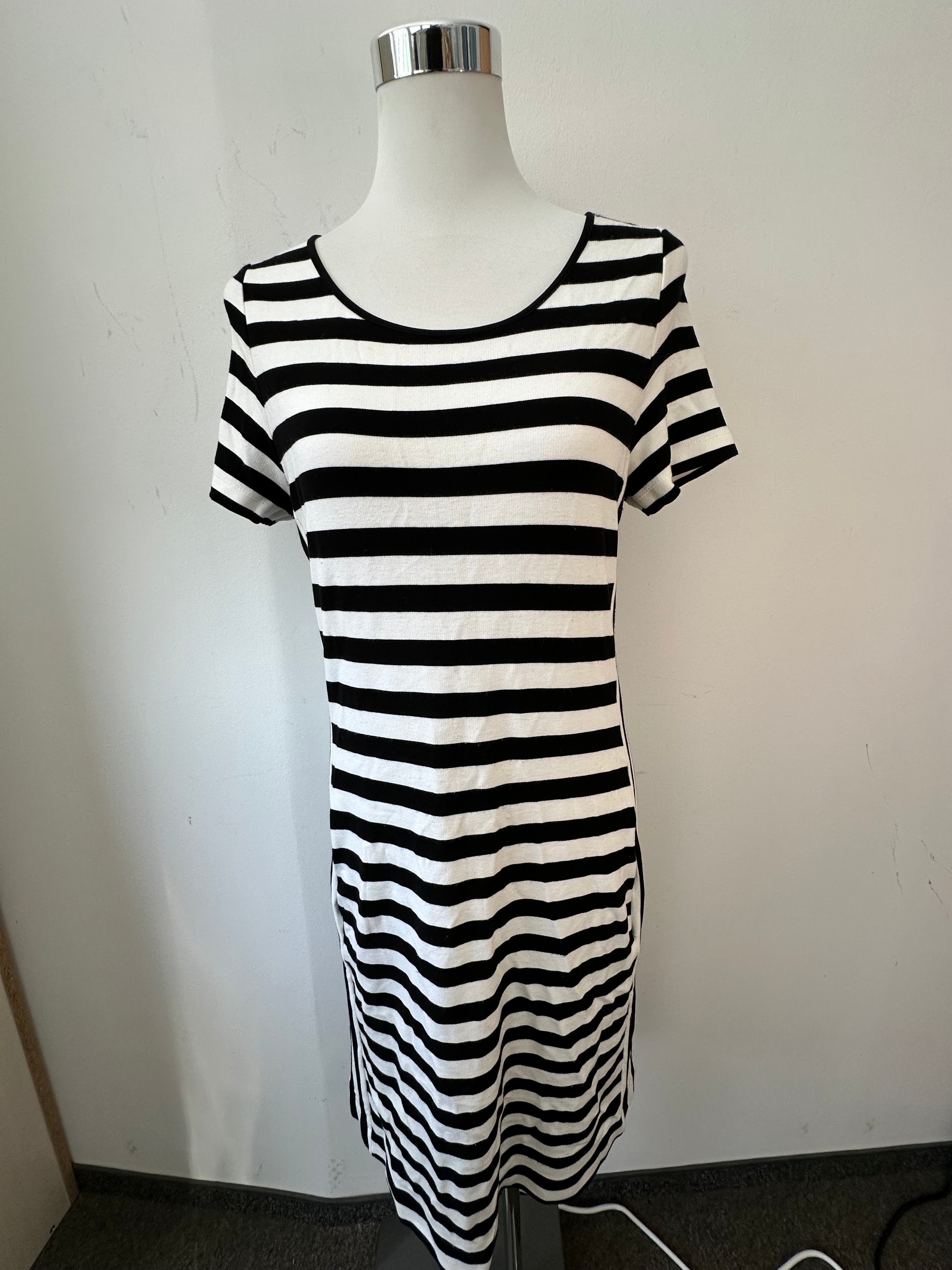 Claudia Sträter striped dress, black/white, size M, very good condition