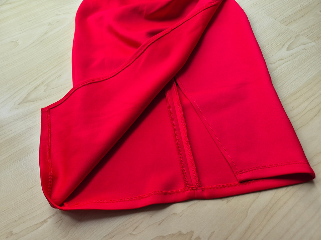 Miss Selfridge PETITE Off-Shoulder Kleid | Rot | EU 36 | Sehr gut