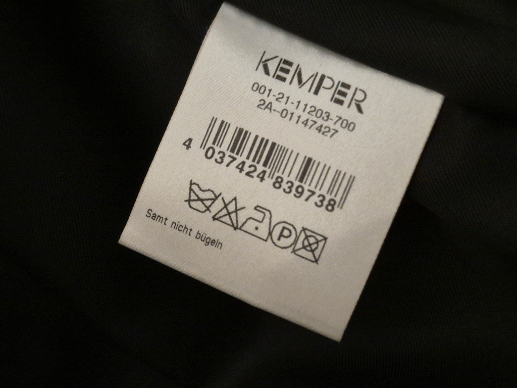 Kemper Mantel – Schurwolle & Kaschmir, Schwarz, Gr. 42, Guter Zustand