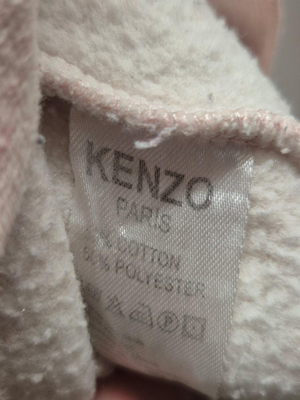 Kenzo Tiger Sweatshirt S – hellrosa, guter Zustand