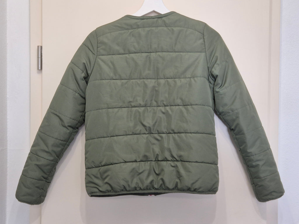 Esprit Quilted Jacket M (152/158) Green – Poor Condition, Needs Sewing Inside