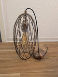 Alsy Pendelleuchte Käfig Antik-Kupfer, Medium, inkl. LED-Filament, Sehr gut